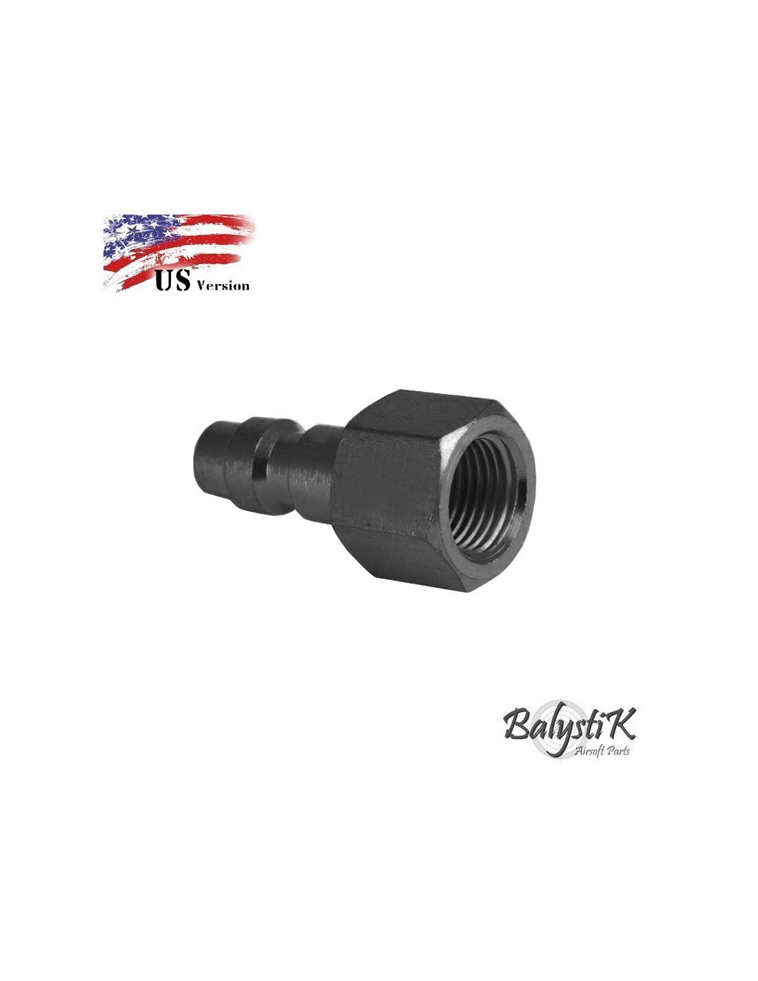 BalystiK 1/8 NPT hungevind til US hanfitting
