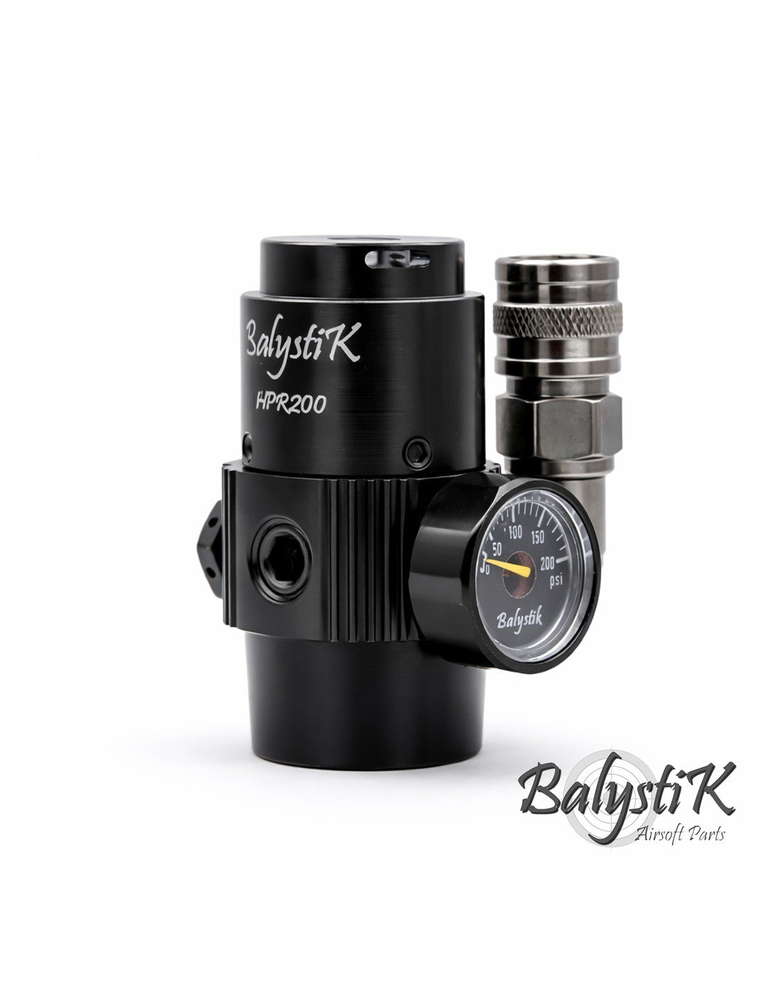 Balystik - HPR200 HPA Regulator, US, Sort