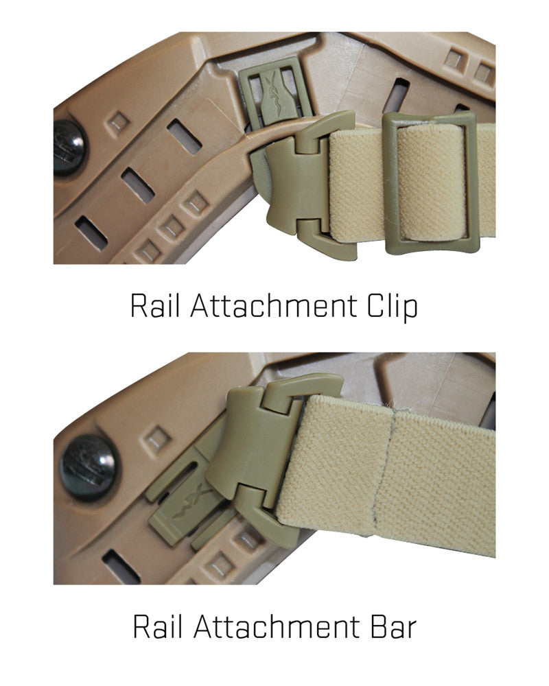 Wiley X - SPEAR RAS, ARC Rail, Rail Attachement System, Tan 3
