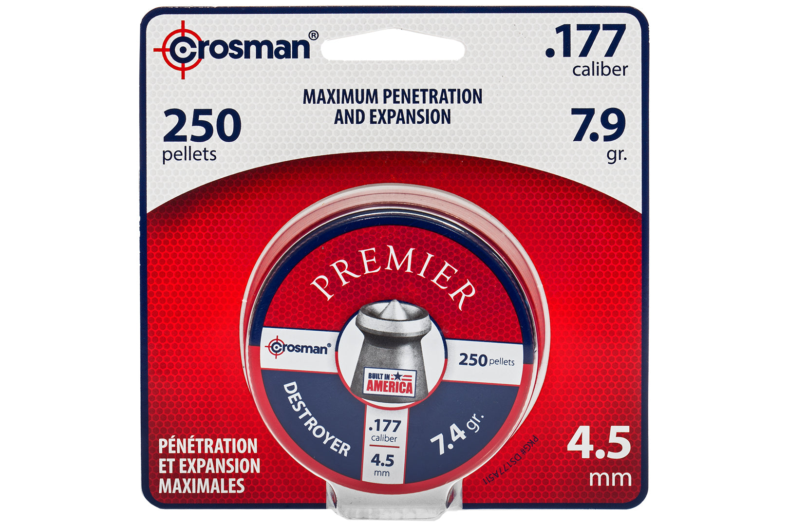 Crosman Destroyer 250 Stk. 4,5mm(Cal.177) 1