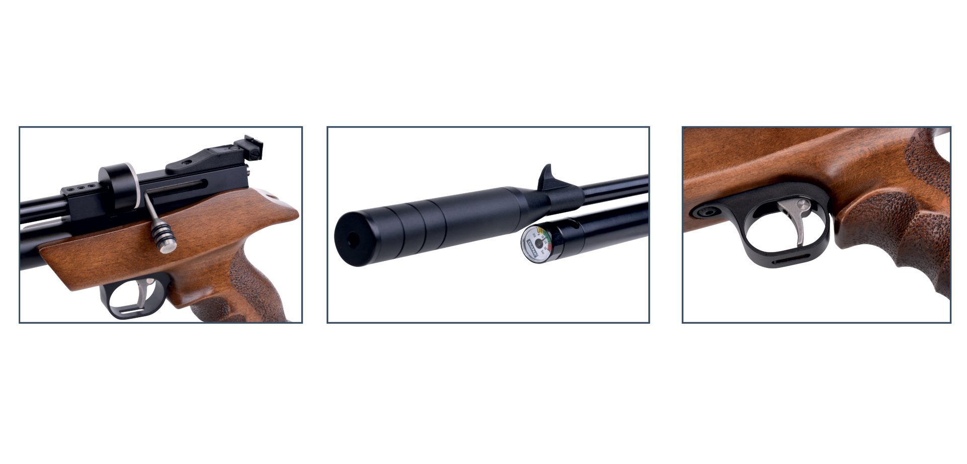 Diana Bandit pistol PCP, Træ skæfte, 4,5mm (Cal.177) 3