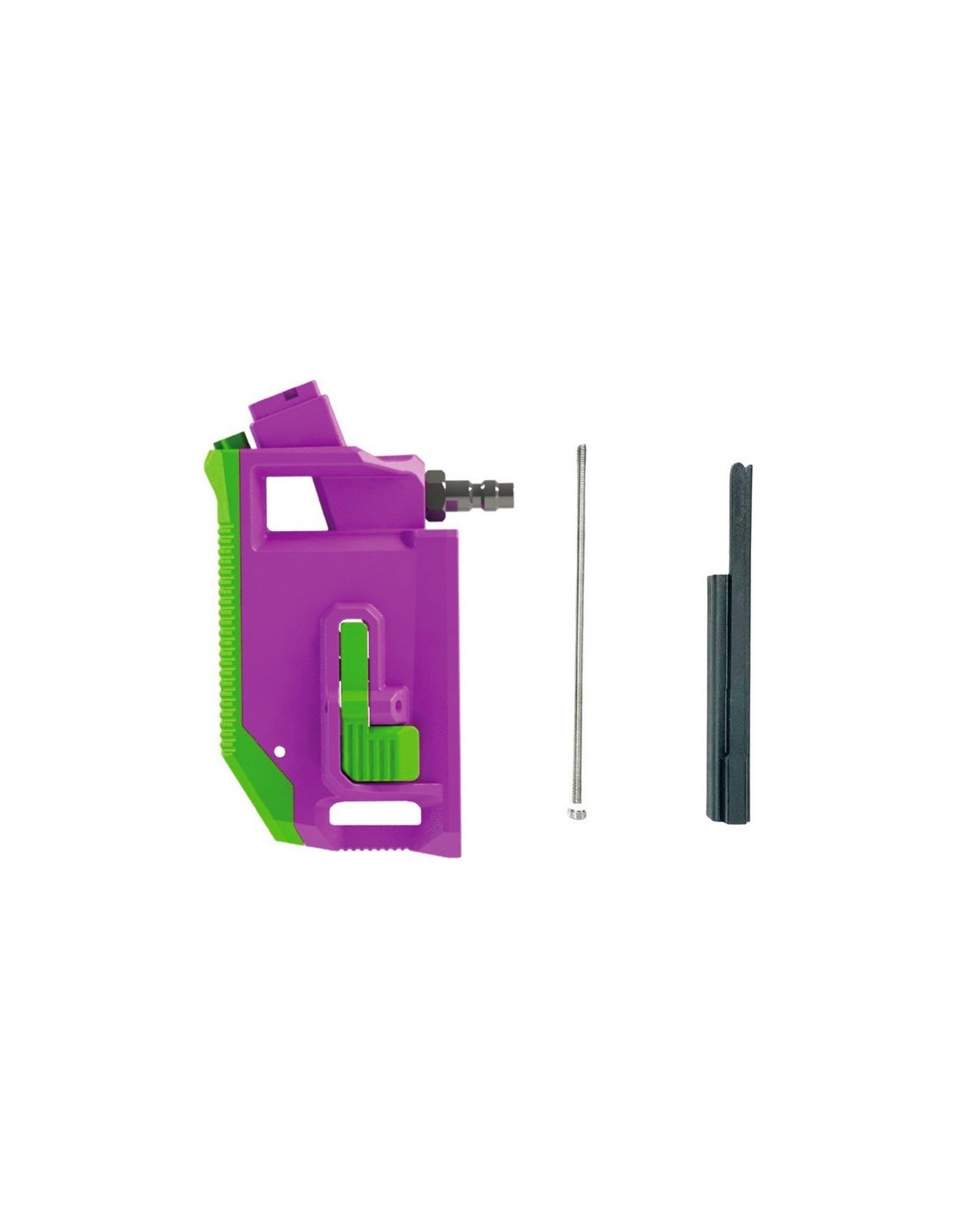 CTM HPA M4 Magasin Adapter for AAP-01 / Glock, Violet / Grøn, US
