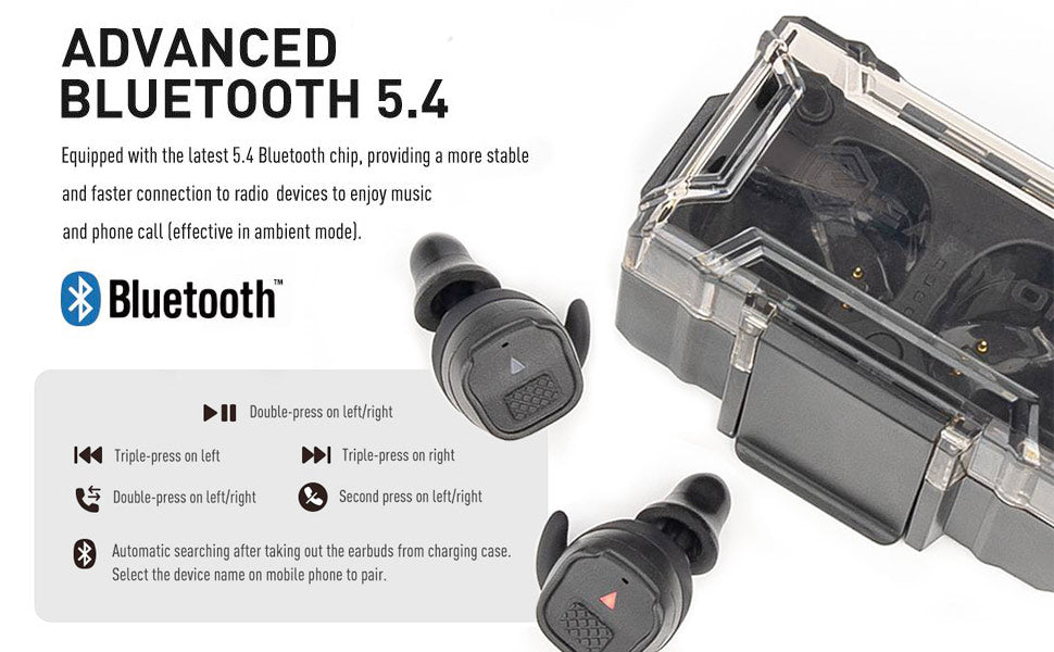 EARMOR - M20T Pro Electronic Bluetooth Headset