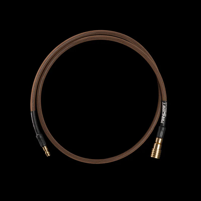 Mancraft HPA Line - Durable series. HPA slange 42" Med QD Fittings. Brun