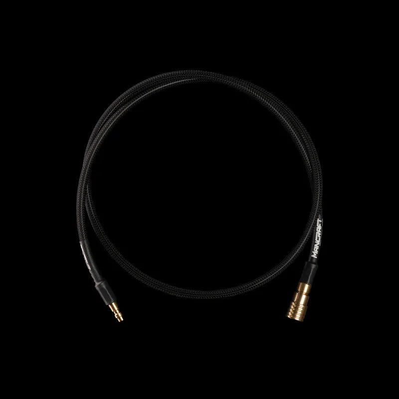 Mancraft HPA Line - Durable series. HPA slange 42" Med QD Fittings. Sort