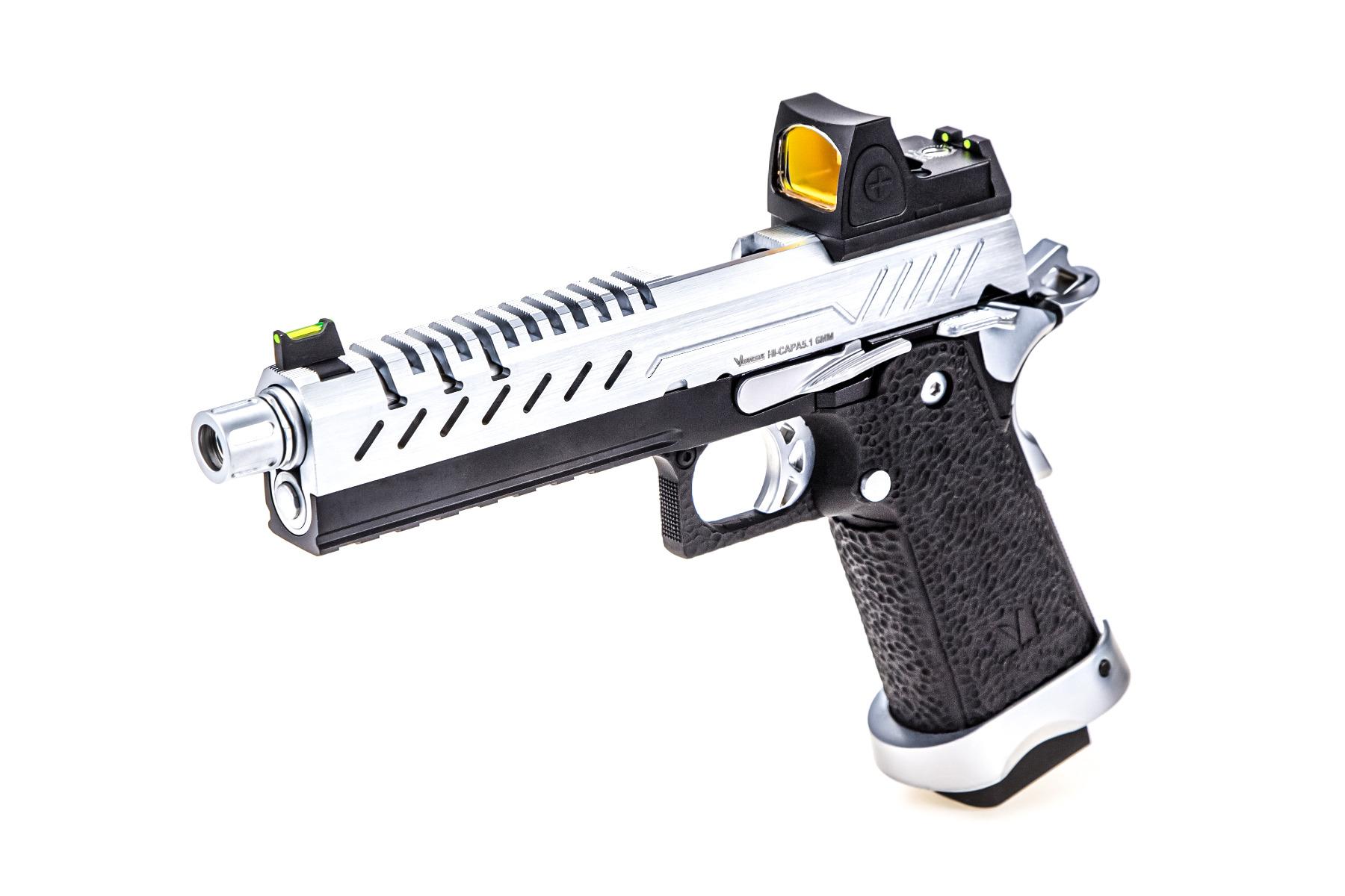 Vorsk - Hi-Capa 5.1 Sort/sølv Med Dotsigt, GBB - Gas. 1