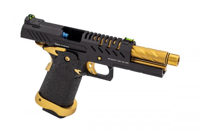 Vorsk - Hi-Capa 4.3 Sort/Guld Match, GBB - Gas. 4