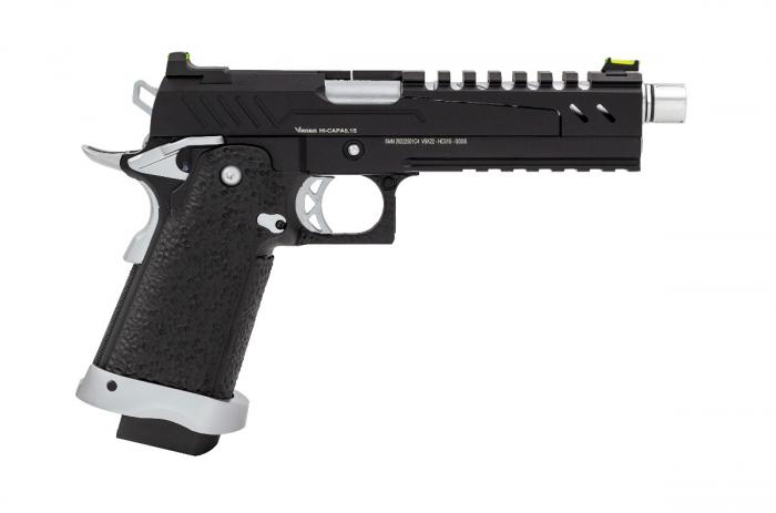 Vorsk - Hi-Capa 5.1, Split Slide, Sort/Sølv, Match, GBB - Gas. 3