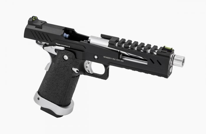 Vorsk - Hi-Capa 5.1, Split Slide, Sort/Sølv, Match, GBB - Gas. 4