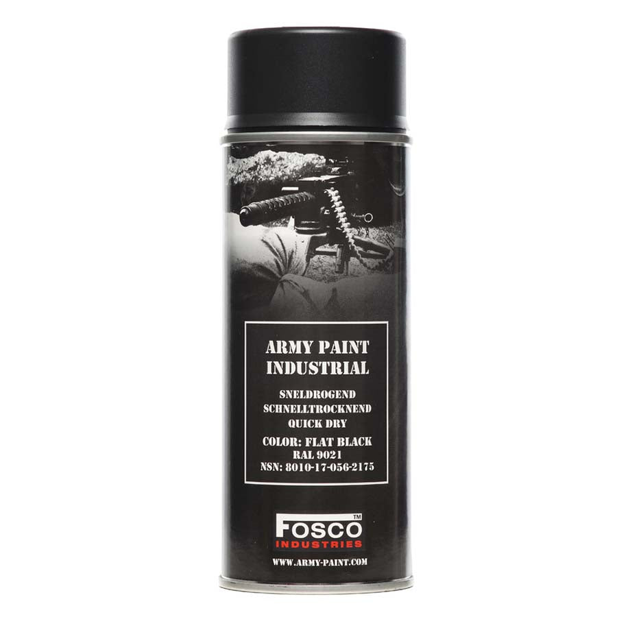 Fosco - Maling Flat Black 400ml 1
