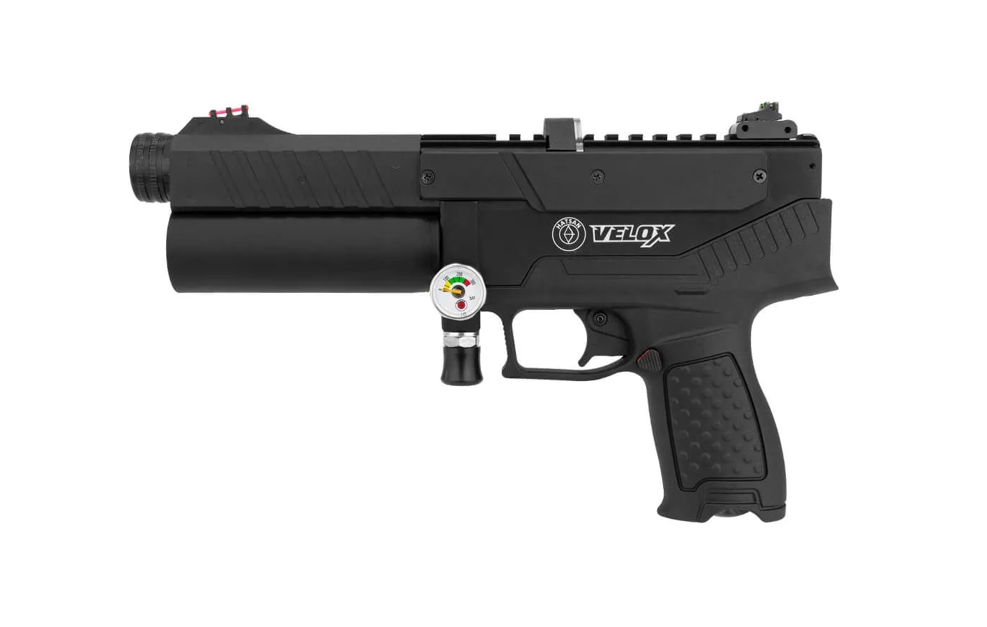 Hatsan Velox LuftPistol, PCP, Halvautomatisk, 4,5mm (Cal.177) Sort 1