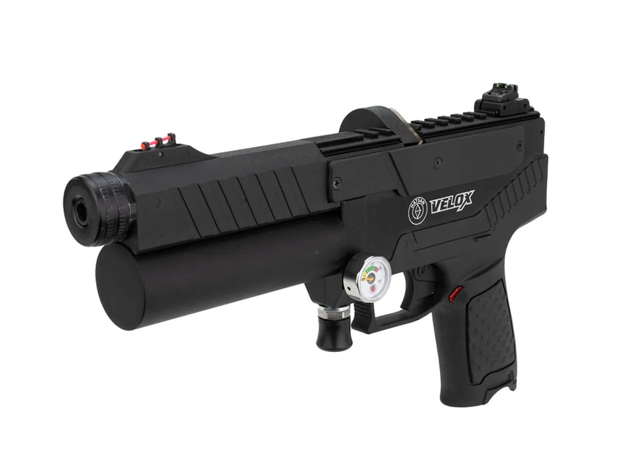Hatsan Velox LuftPistol, PCP, Halvautomatisk, 4,5mm (Cal.177) Sort 4