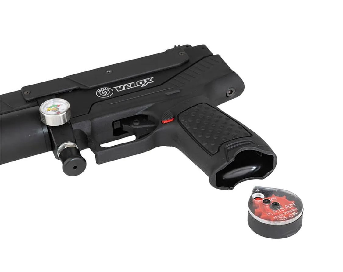 Hatsan Velox LuftPistol, PCP, Halvautomatisk, 4,5mm (Cal.177) Sort 5