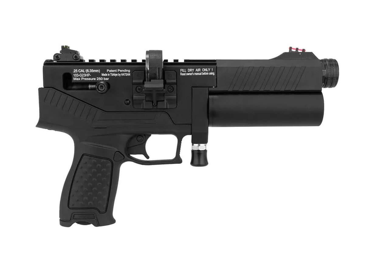 Hatsan Velox LuftPistol, PCP, Halvautomatisk, 4,5mm (Cal.177) Sort 2