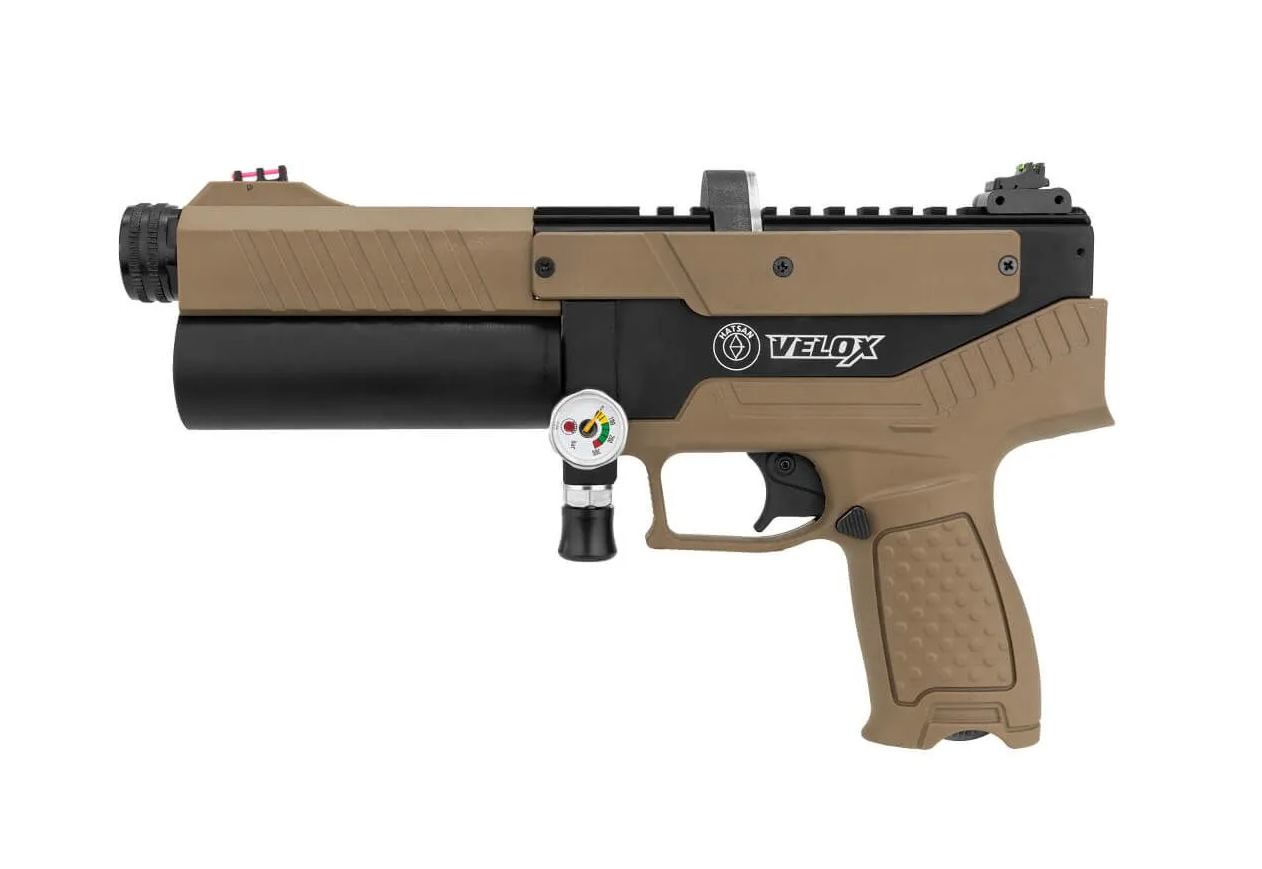 Hatsan Velox LuftPistol, PCP, Halvautomatisk, 4,5mm (Cal.177) FDE 1