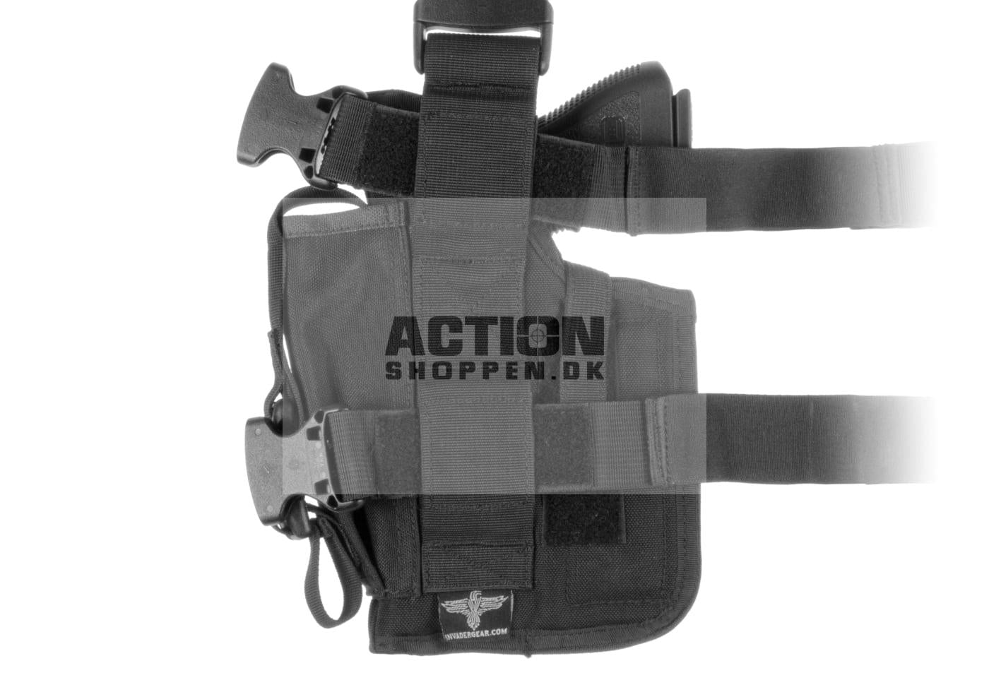 Invader Gear - SOF Lår/bæltehylster, Højre, Sort. 4