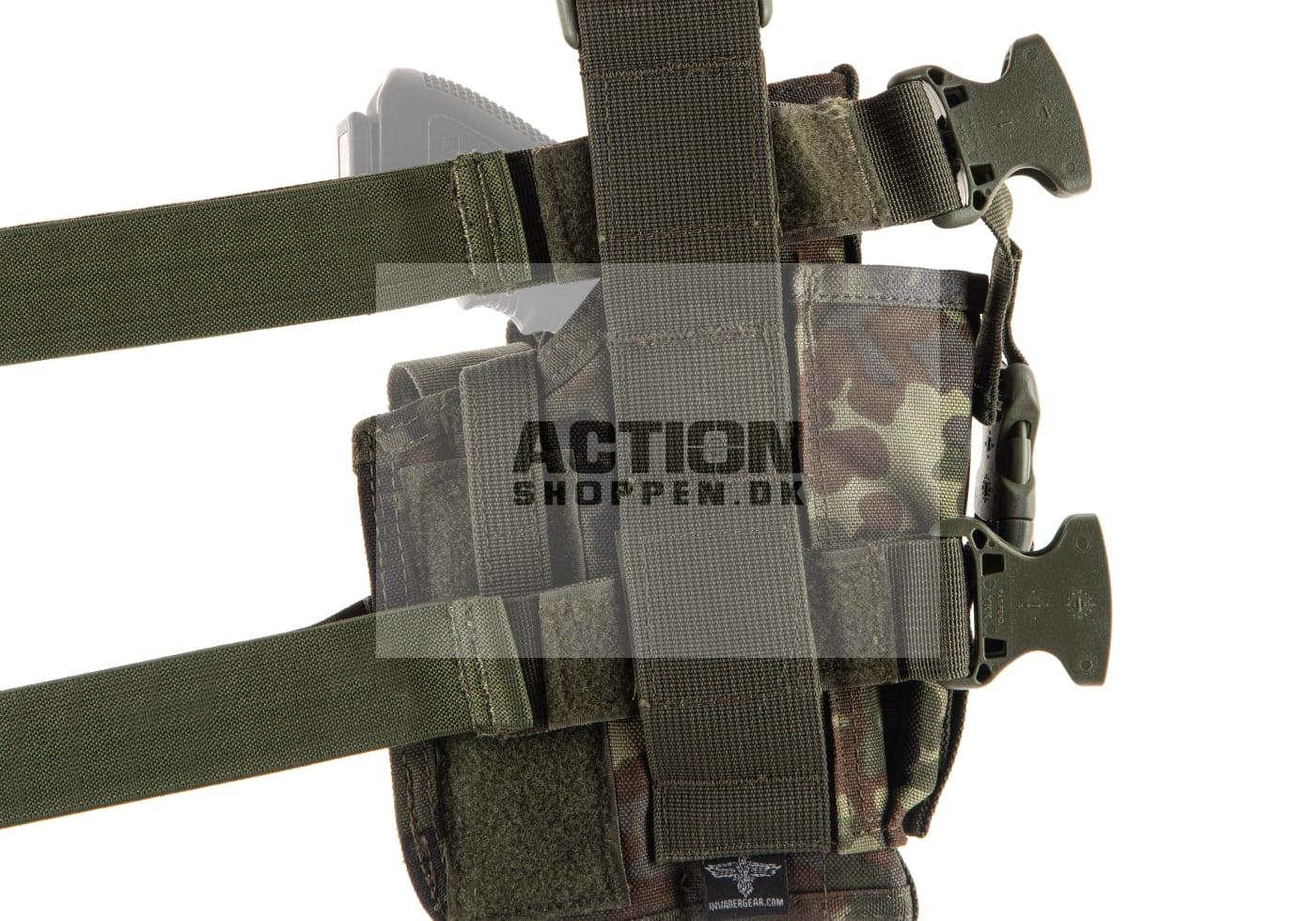 Invader Gear - SOF Lår/bæltehylster, Venstre, Flecktarn. 4