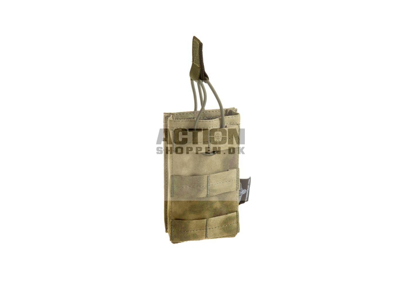 Invader Gear Molle Pouch, til 1 stk M4/M16 magasiner 5.56 Single Direct Action Mag Pouch, Everglade 1