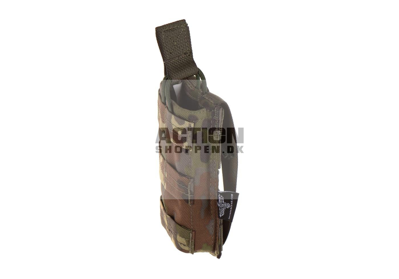 Invader Gear Molle Pouch, til 1 stk M4/M16 magasiner 5.56 Single Direct Action Mag Pouch, Flecktarn 3
