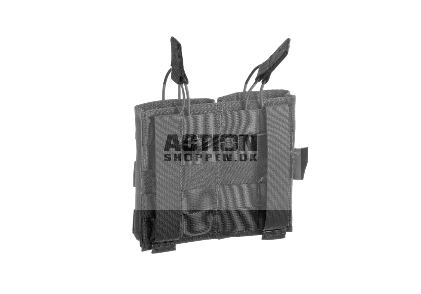 Invader Gear Molle Pouch, til 2 stk M4/M16 magasiner 5.56 Double Direct Action Mag Pouch, Sort 2