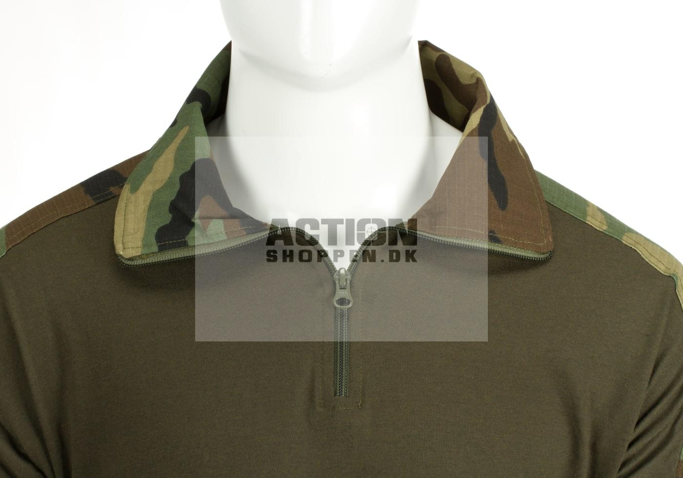Invader Gear -  Combat Shirt, Woodland, str. S - XXXL
