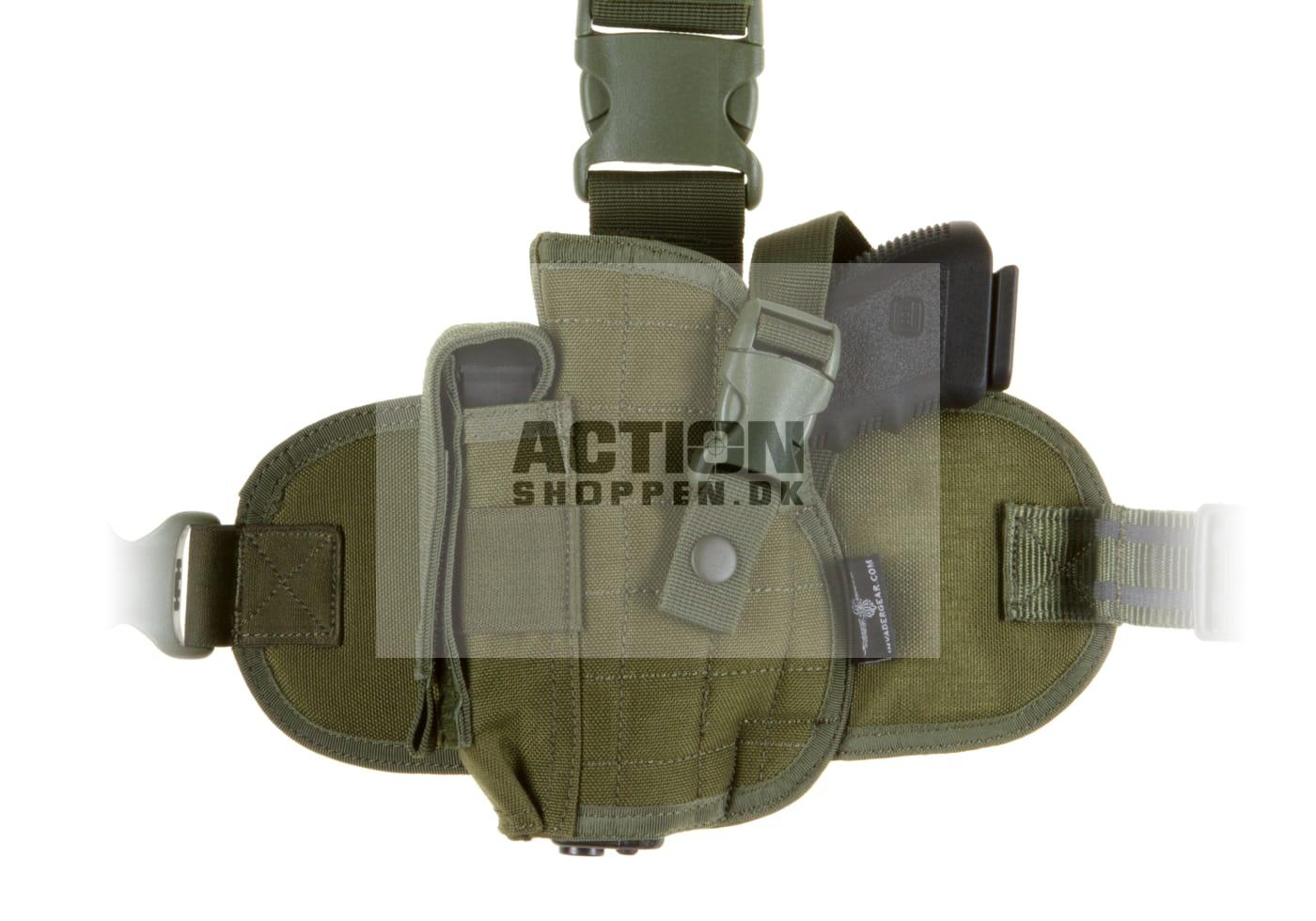 Invader Gear - Dropleg Lårhylster, Venstre, OD Grøn 3