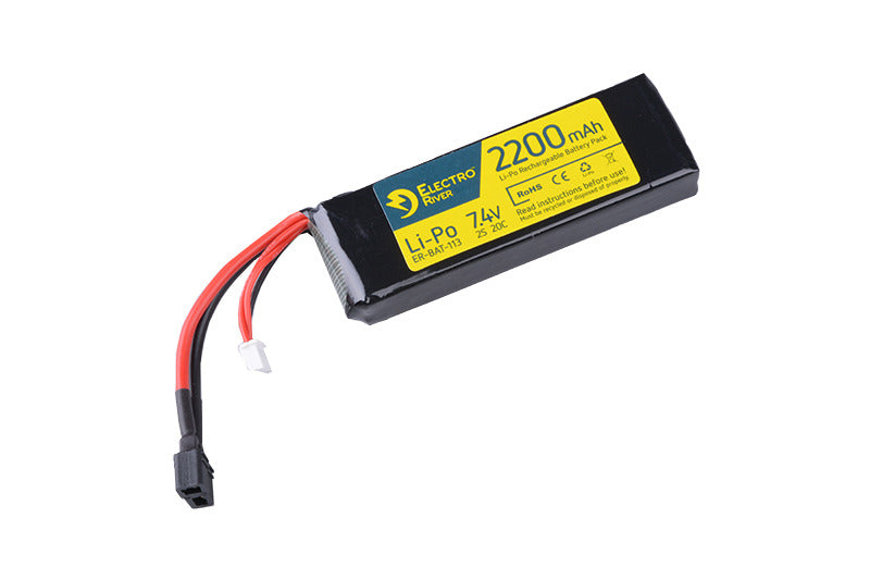 Li-Po 7,4V 2200mAh, 20C, Batteri (DEANS) 1
