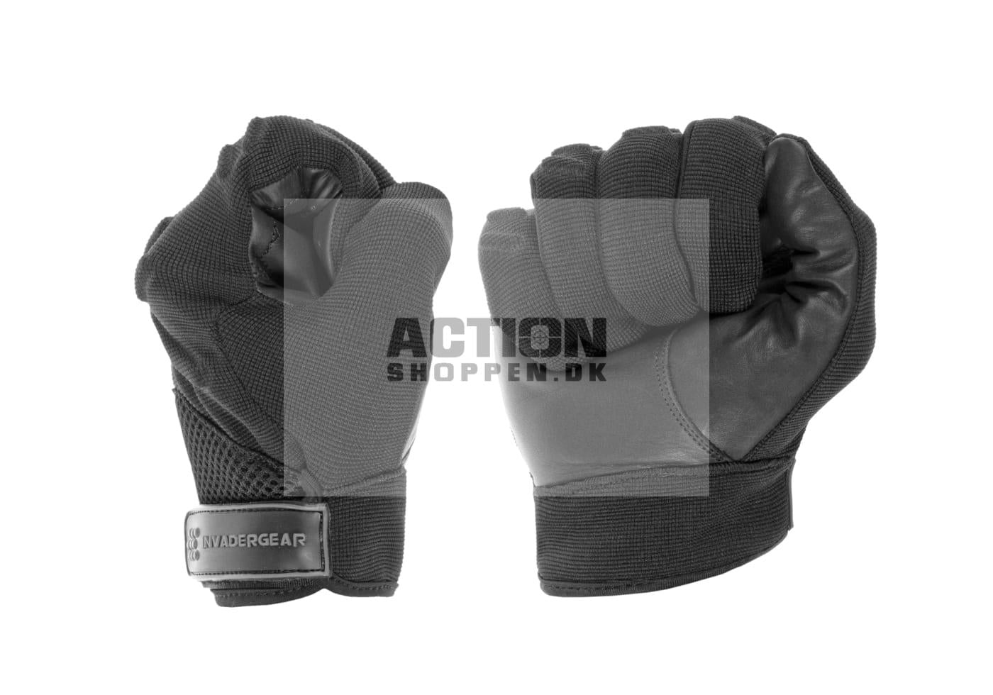 Skydehandsker, Sort Str. S - XL