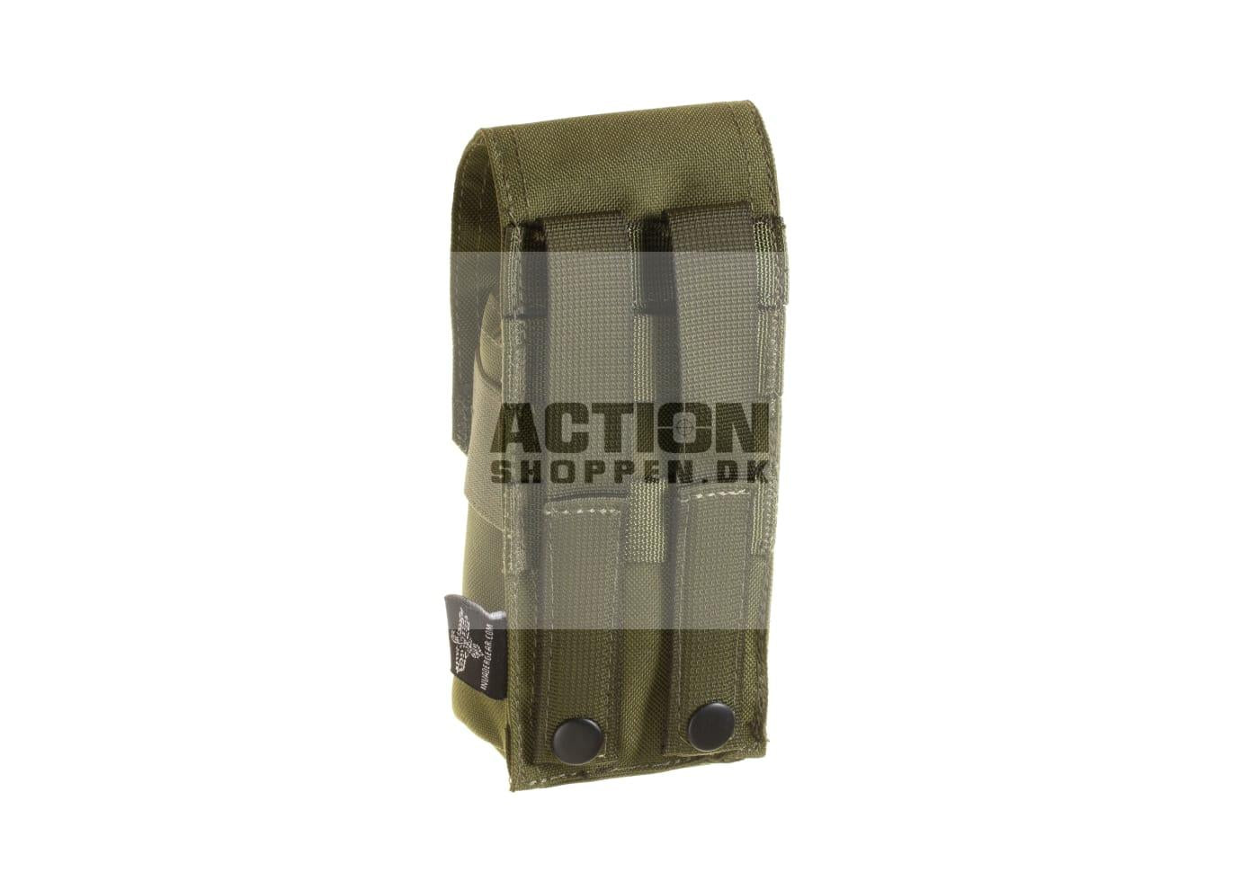 Invader Gear - Molle Pouch, til 1 stk M4/M16 magasiner 5,56 Pouch, OD Grøn 2