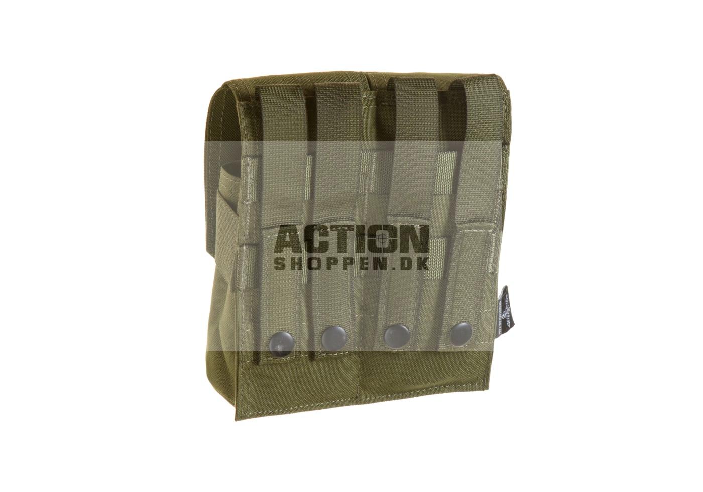 Invader Gear Molle Pouch, til 2 stk M4/M16, 5.56 Mag Pouch, OD Grøn 2