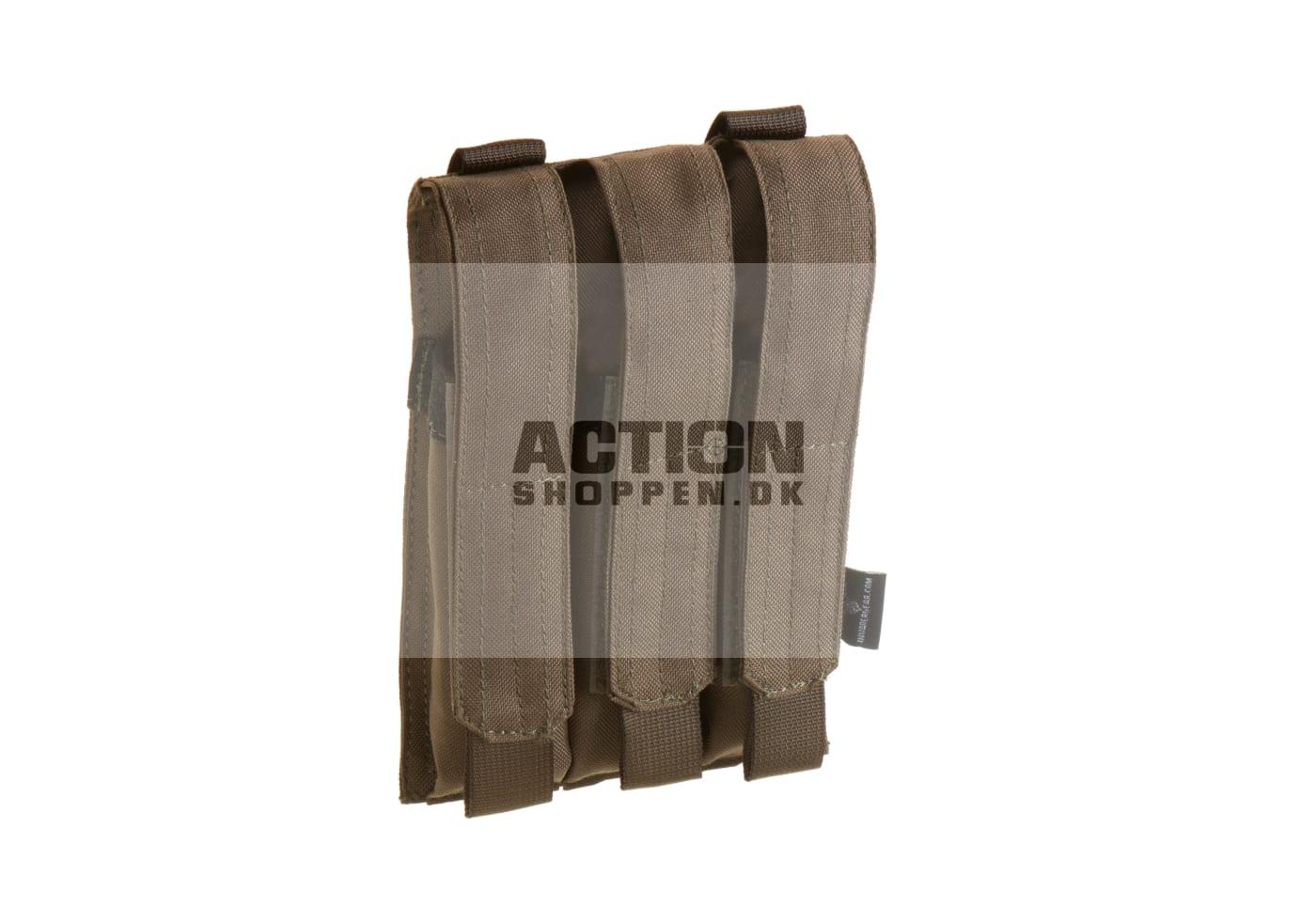 Invader Gear Molle Pouch, til 3 stk MP5 Triple Mag Pouch, Ranger Green 1