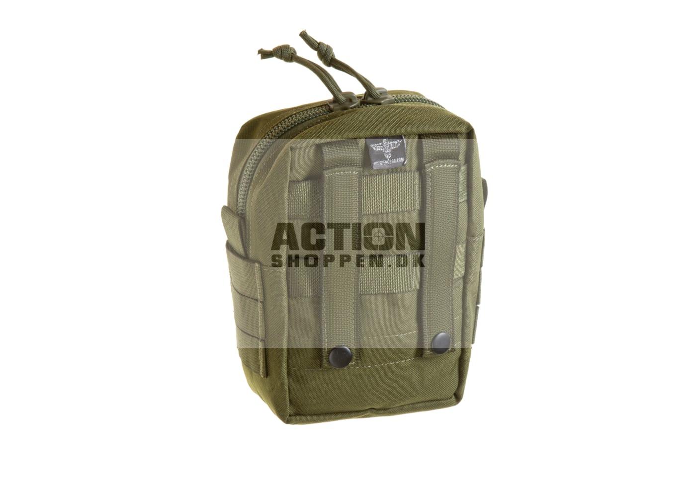 Invader Gear - Molle Pouch, Medium Utility / Medic Pouch, OD Grøn 2