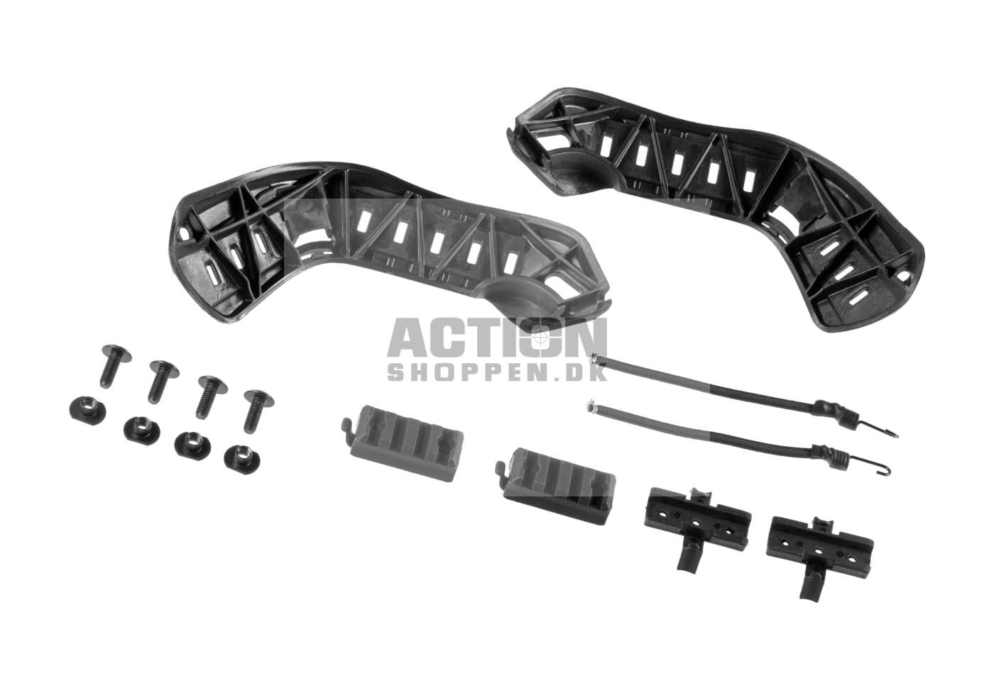 MICH 2000 Rail Sæt til hjelm, Sort 2