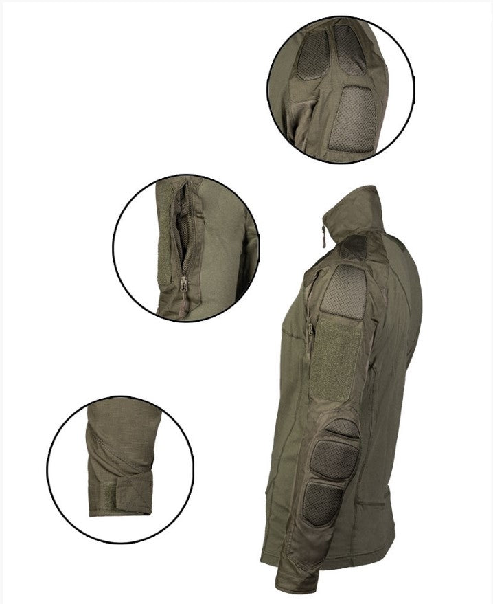 Combat Shirt Chimara, Oliven Grøn, str. S - XXL
