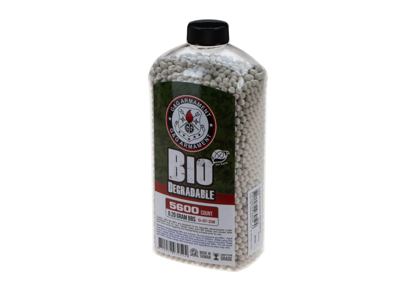 G&G - 0,20 Gram Bio Precision 5600 stk. Hvid