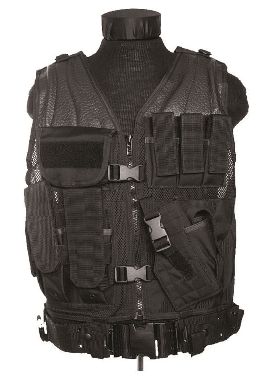 Taktisk USMC Vest, Sort, str. one size 1