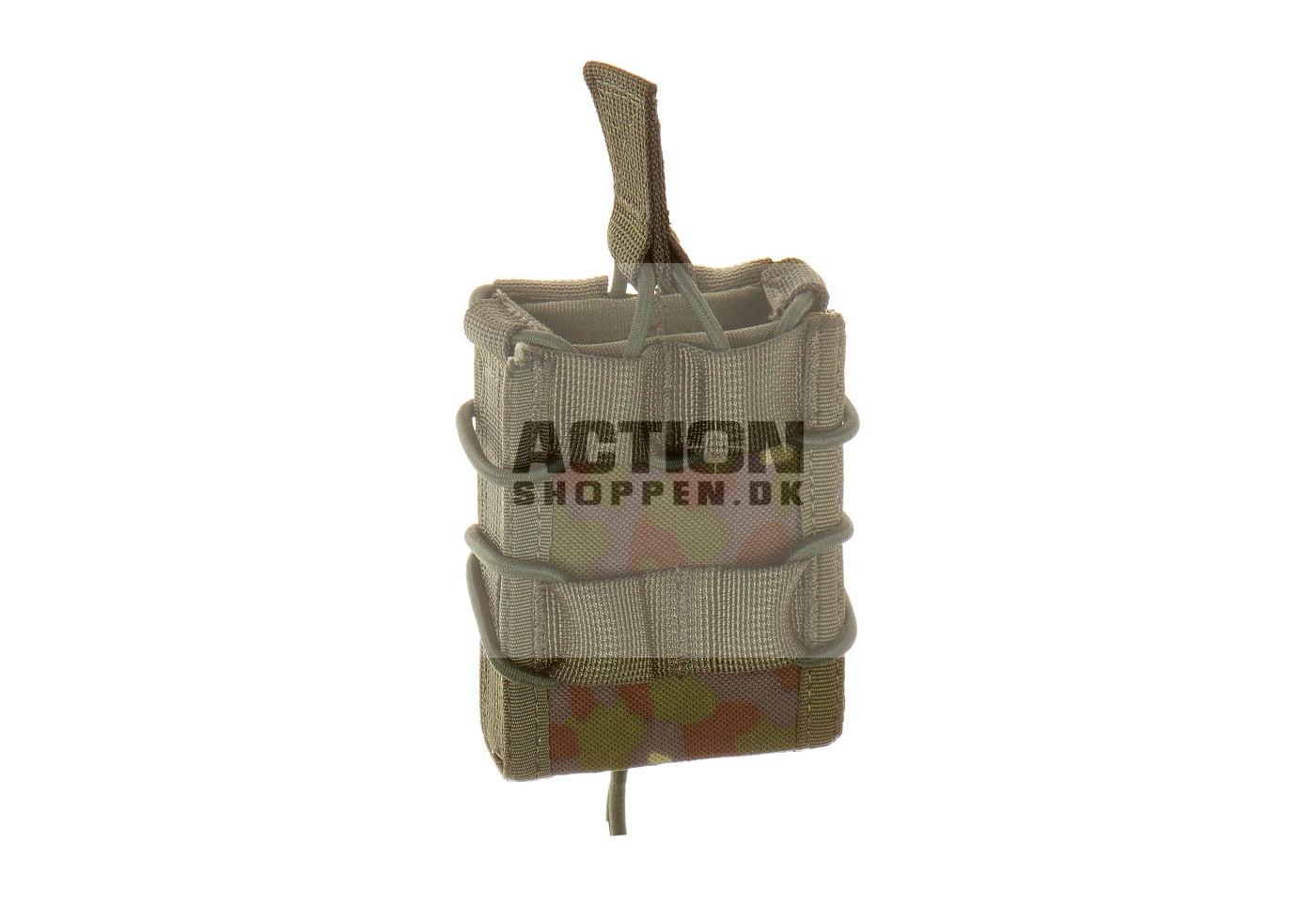 Invader Gear Molle Pouch, til 1 stk M4/M16 magasiner 5.56 Fast Pouch, Flecktarn 1