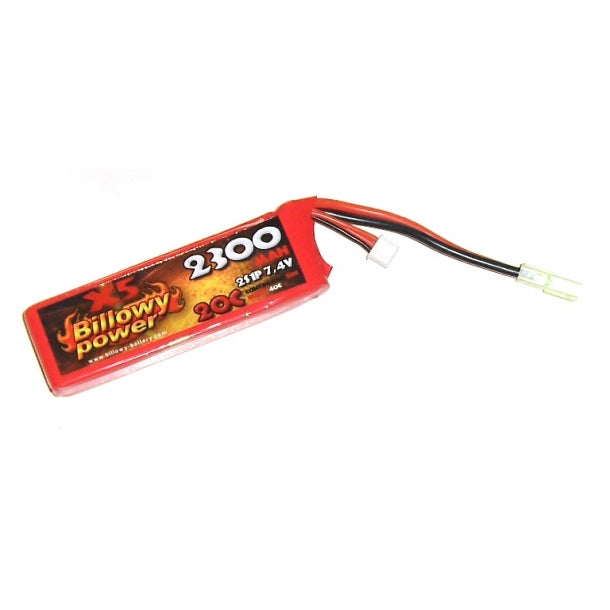 Li-Po 7,4V 2300mAh, 20C, Batteri 1