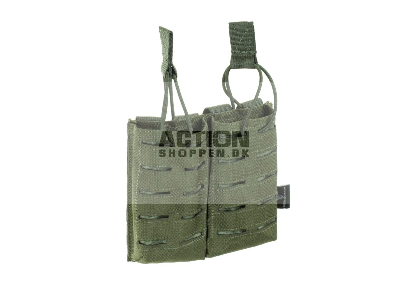 Invader Gear Molle Pouch, til 2 stk M4/M16, 5.56 Double Direct Action Gen II Mag Pouch, OD Grøn 1