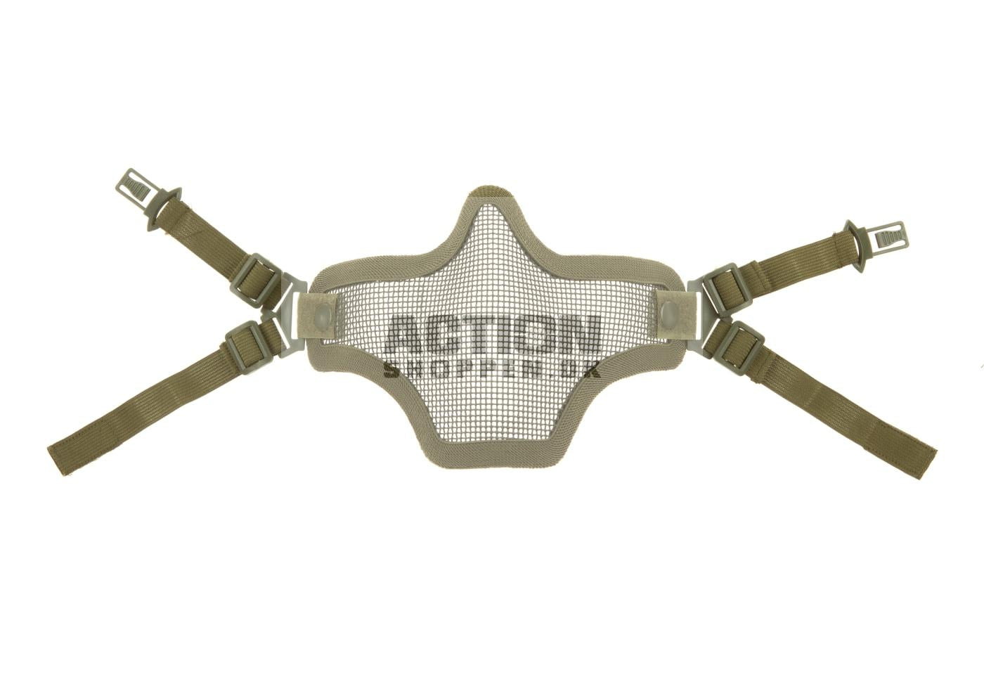 Invader Gear - Steel Half Face Mask FAST Version, OD Grøn  4