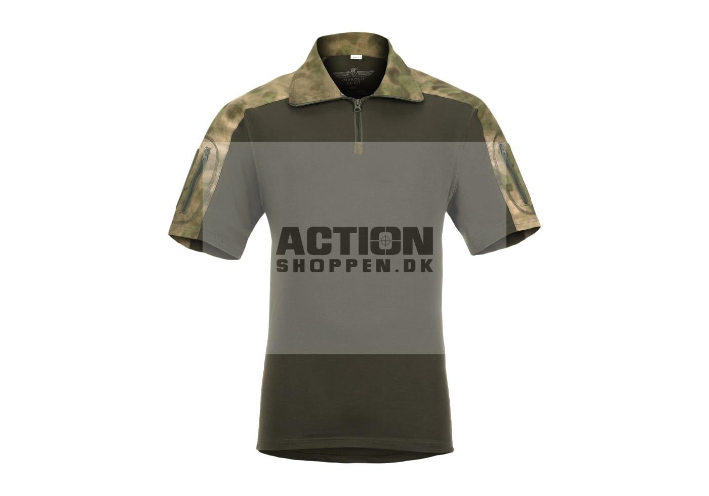 Invader Gear -  Combat Shirt Kort ærme, Everglde, str. S - XXL