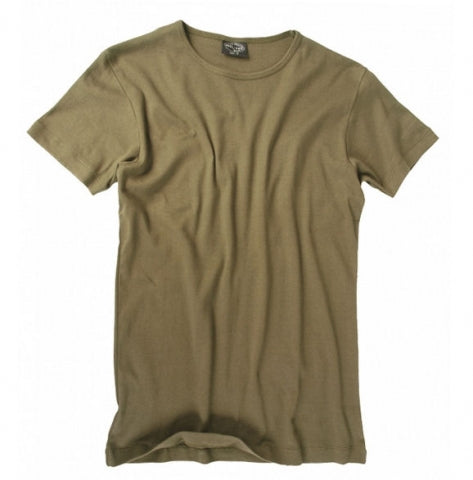 T-shirt, oliven grøn, Str. S - XXL