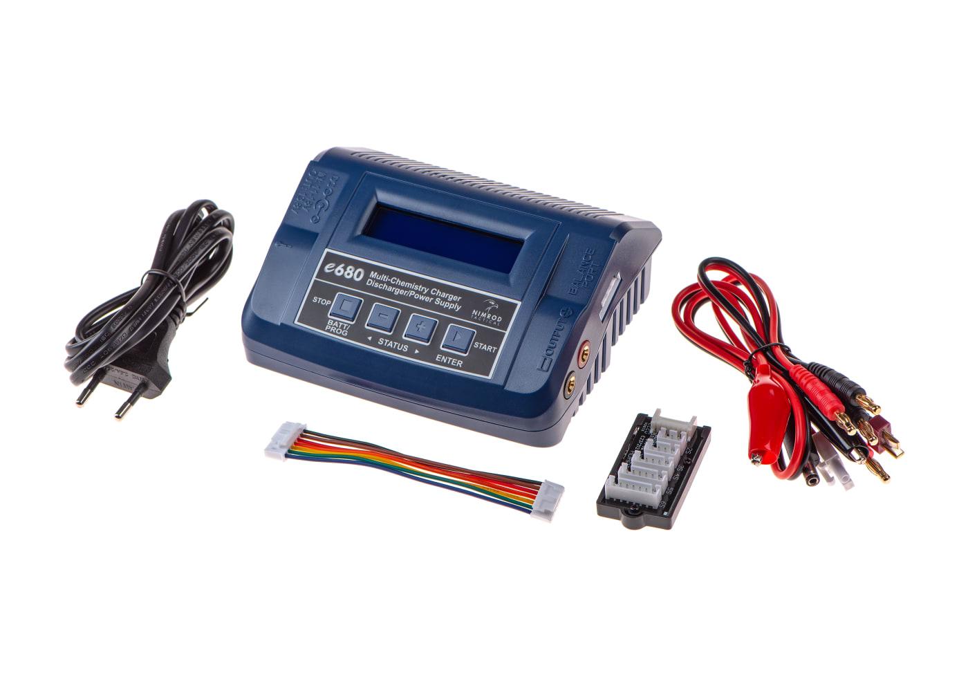 Nimrod - e680 Lader, LiPo, NiMH, NiCd, LiFe, LiHV Pb, EU-version  3