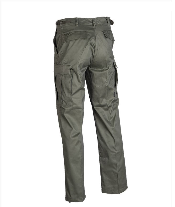 Buks, US FELDHOSE TYP BDU Oliven Grøn, Str. S - XXXL