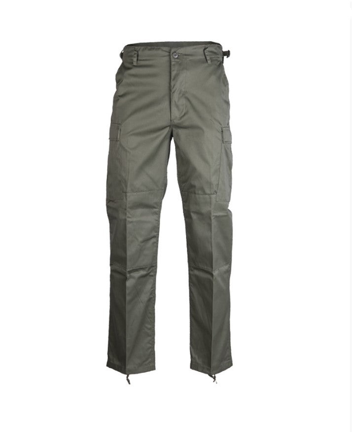 Buks, US FELDHOSE TYP BDU Oliven Grøn, Str. S - XXXL