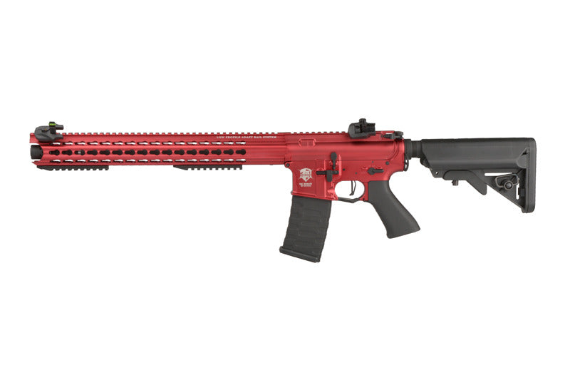 APS - Karabinka ASR119 BOAR KeyMod - czarny/czerwony Replica EBB 1