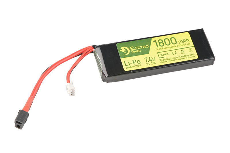 Li-Po 7,4V 1800mAh, 20C, Batteri 1