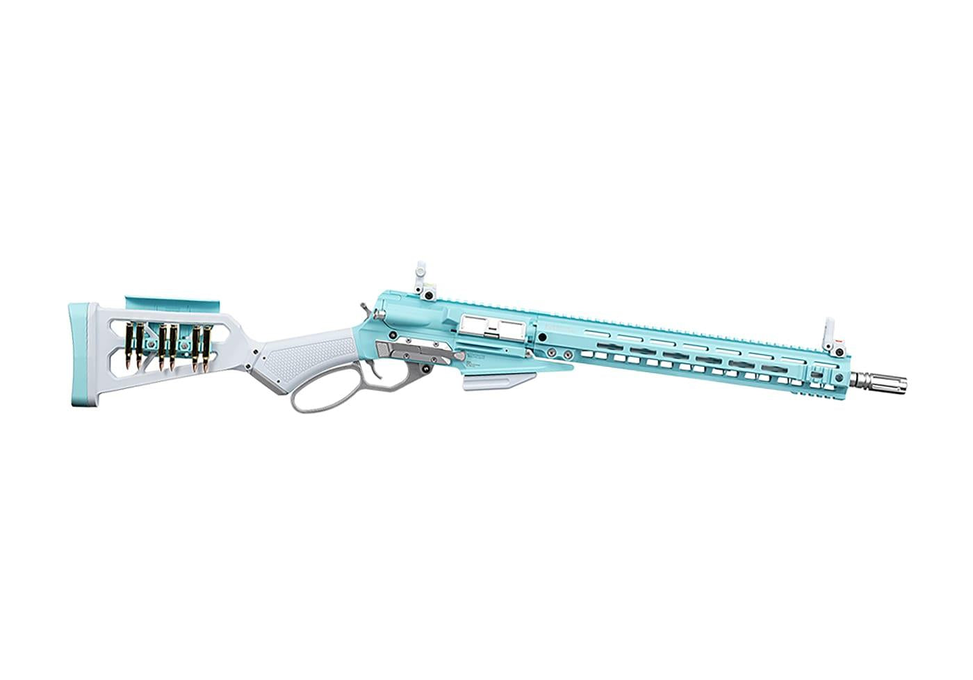 G&G - LevAR 15", GBB - Gas Lever Action, Blå