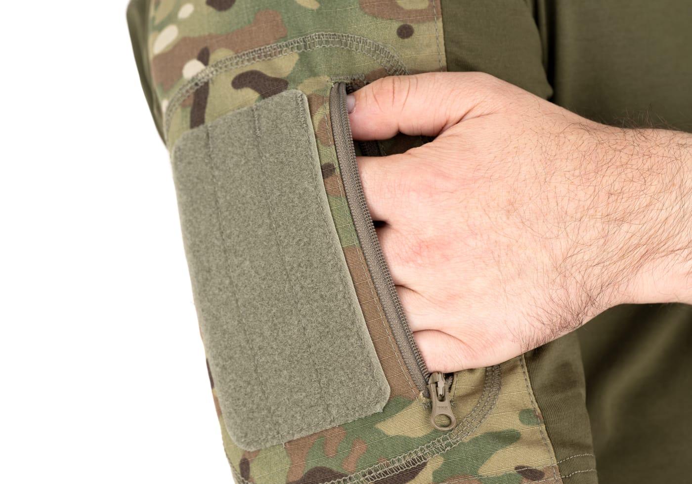 Invader Gear -  Combat Shirt Kort ærme, Multicam, str. S - XXL