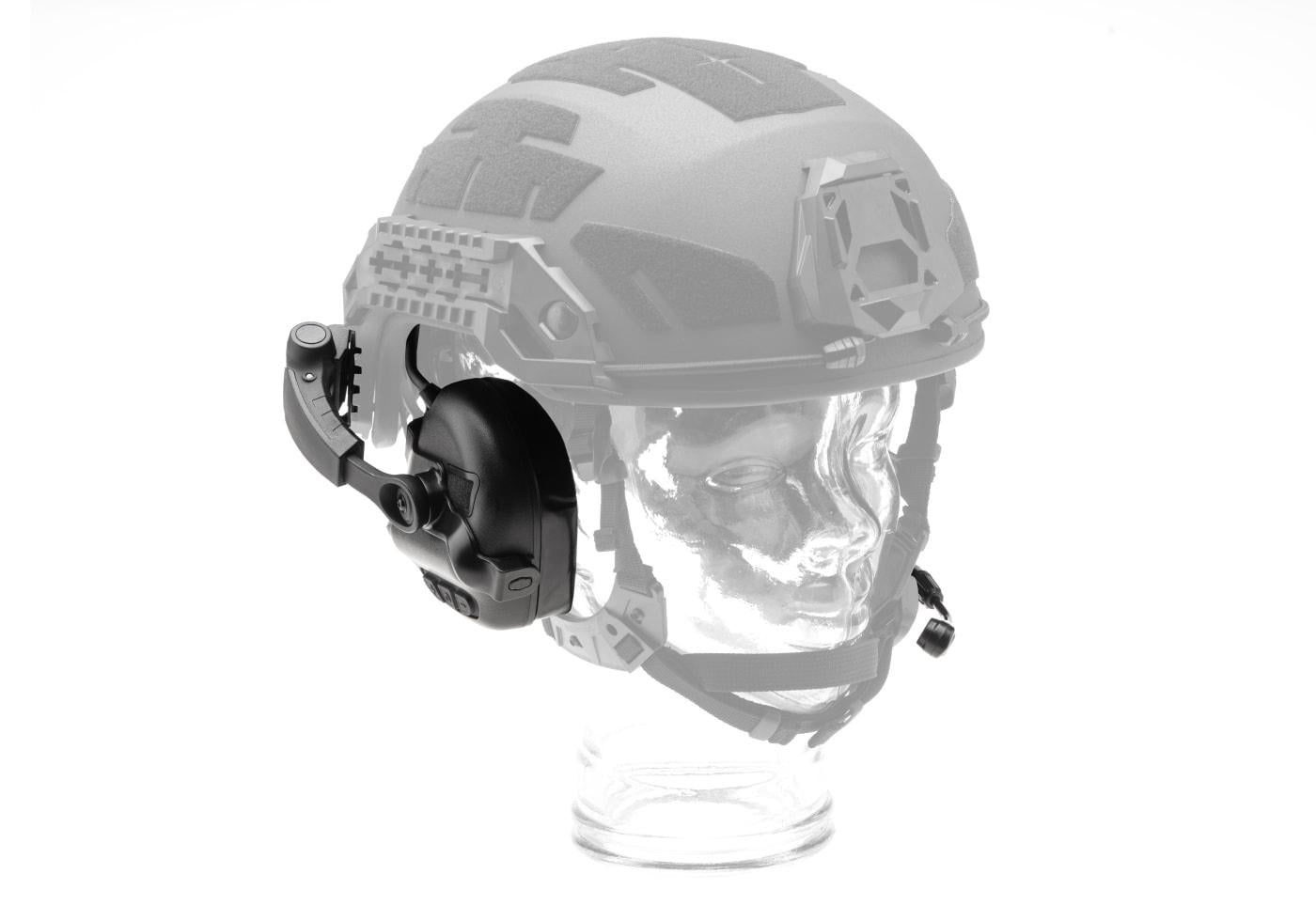 EARMOR - M32X Plus høreværnsæt til ARC hjelmskinner, Sort